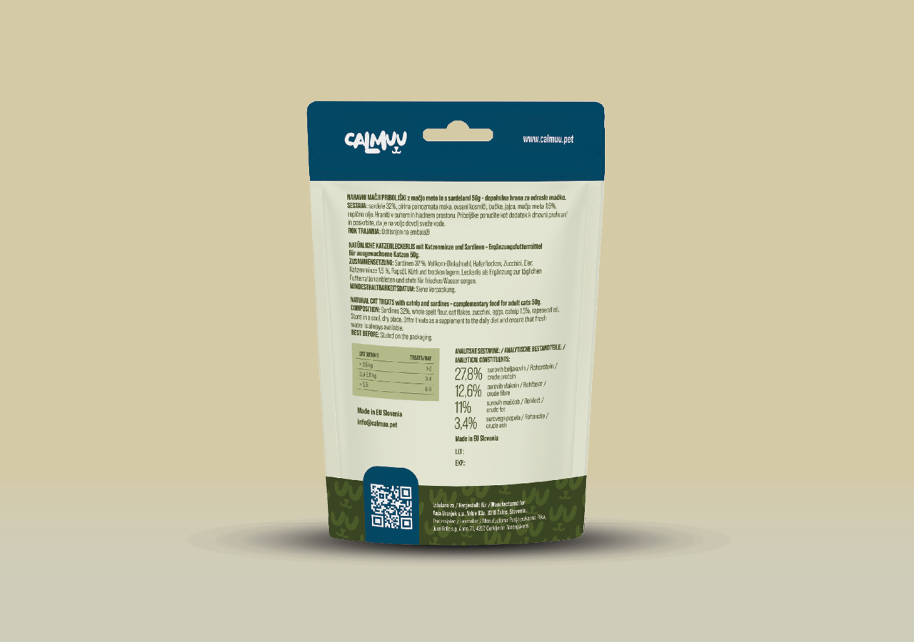 Mood Boost Fish – zadnja stran embalaže s sestavo in navodili