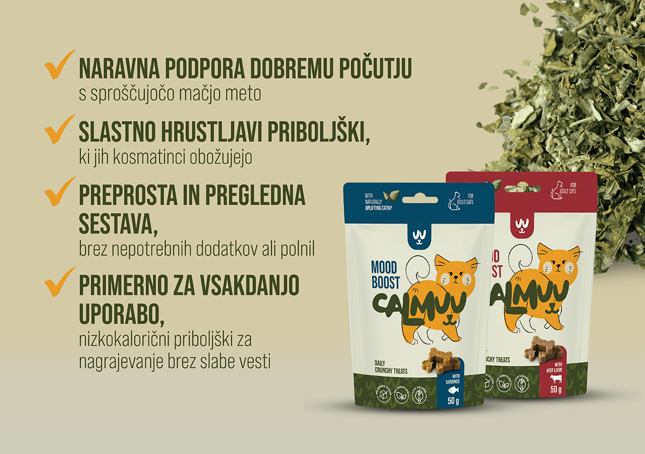 Mood Boost Cat Treats - Fish & Catnip - 50g - CalmuuCalmuu